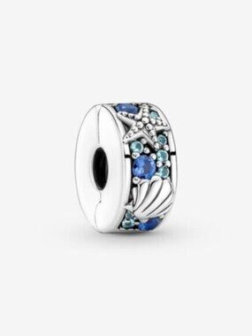 Pandora Tropical Starfish & Shell Clip Charm